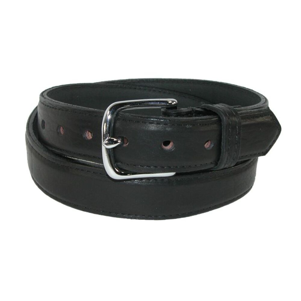 Boston Leather Men's Big & Tall Bison Leather Belt